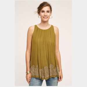 NEW Anthropologie Not So Serious Lena Swing Top